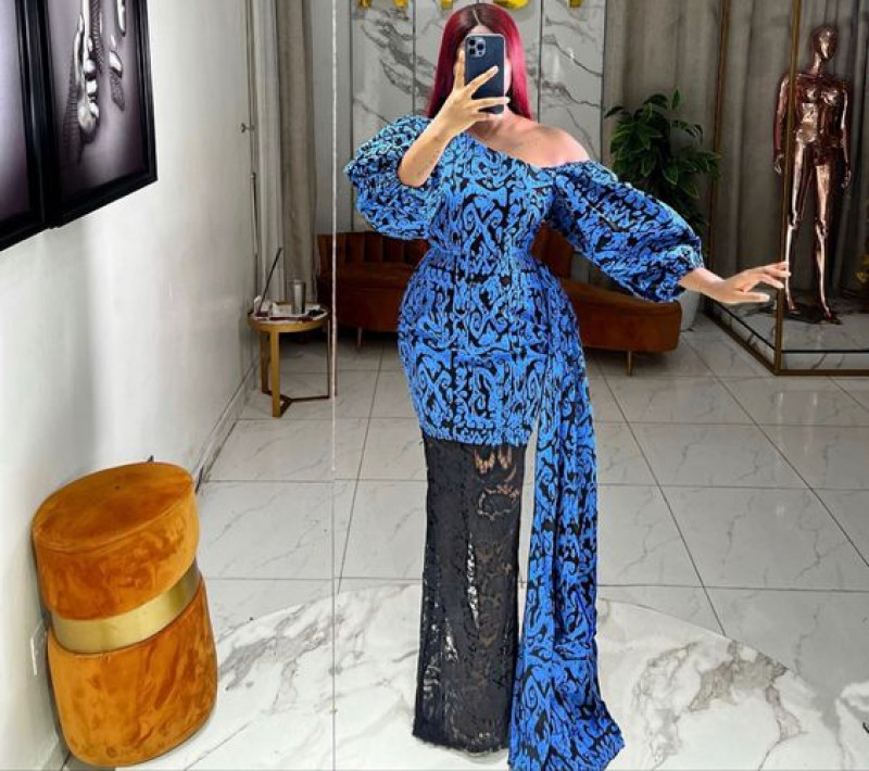  Evening Dress Maxi Blouse Dress, Ankara Gown Styles