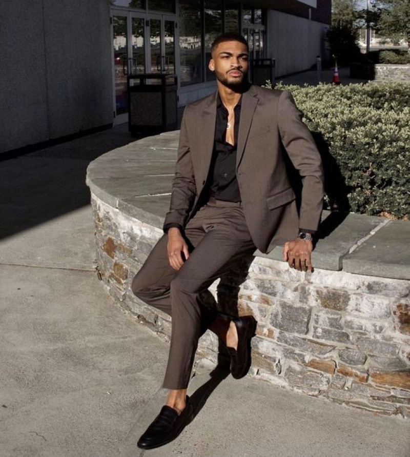 Brown Suit Jackets And Tuxedo, Brown Cotton Suit Trouser, Suits For Black Men