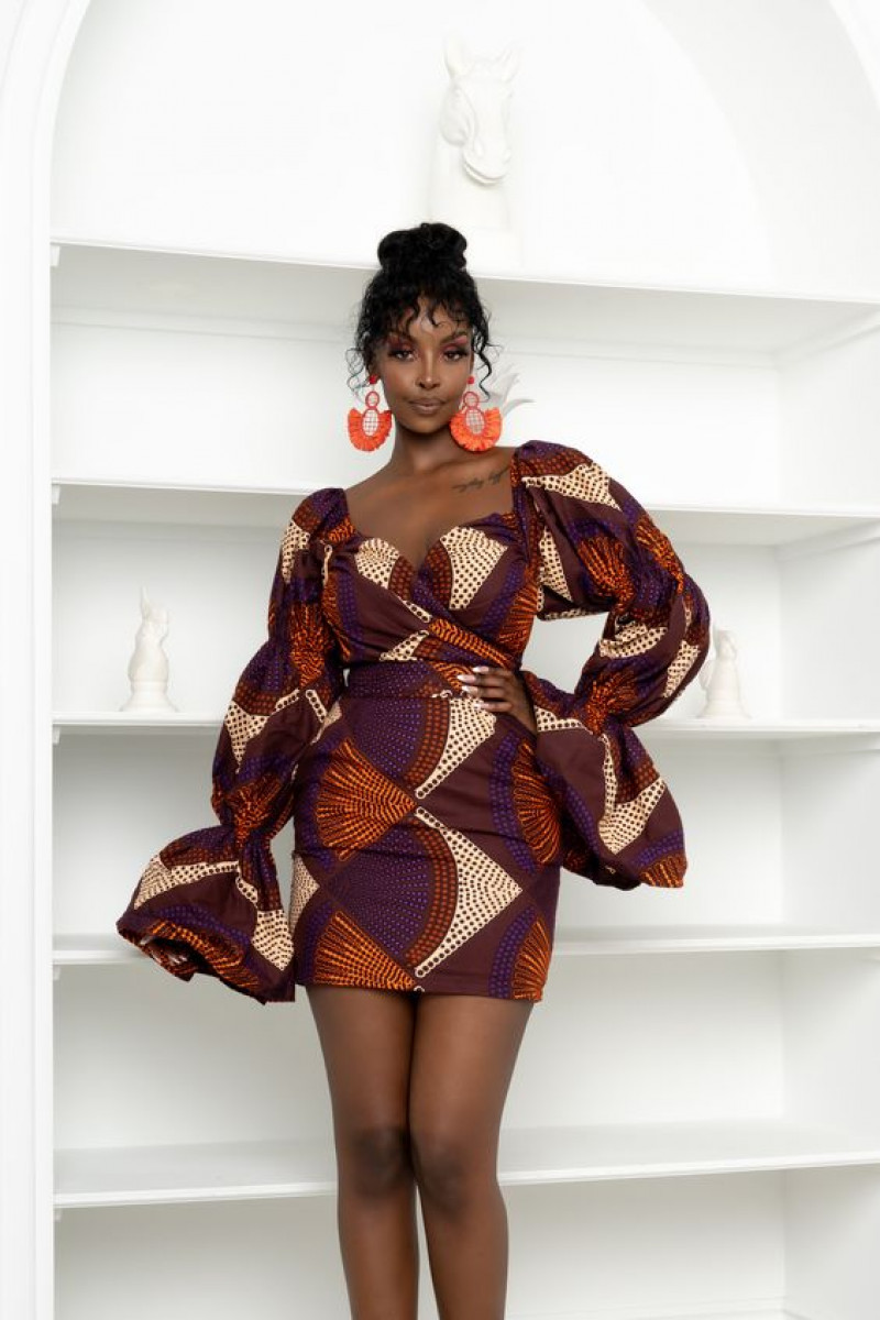   Mini Bodycon Dress, African Dresses