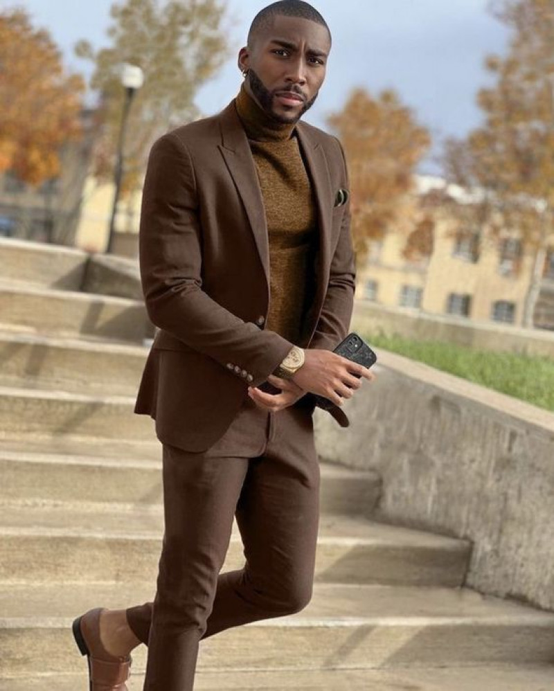Brown Suit Jackets And Tuxedo, Brown Suit Trouser, Suits For Black Men