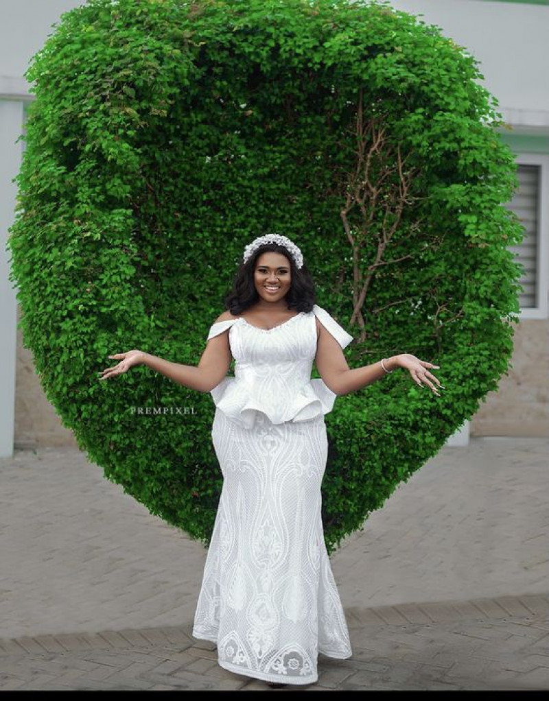 White Wedding Maxi Dress, White Lace Slit