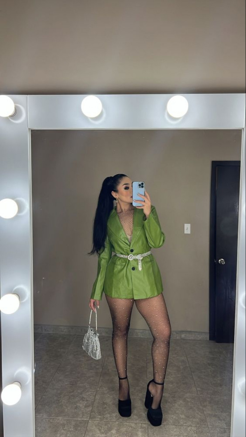 Green Casual Short, Clubbing Outfit