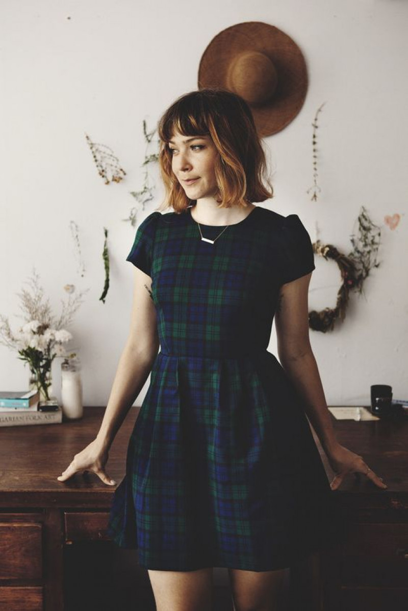 Dark Blue And Navy  Mini Dress, Outfits With Short Hair