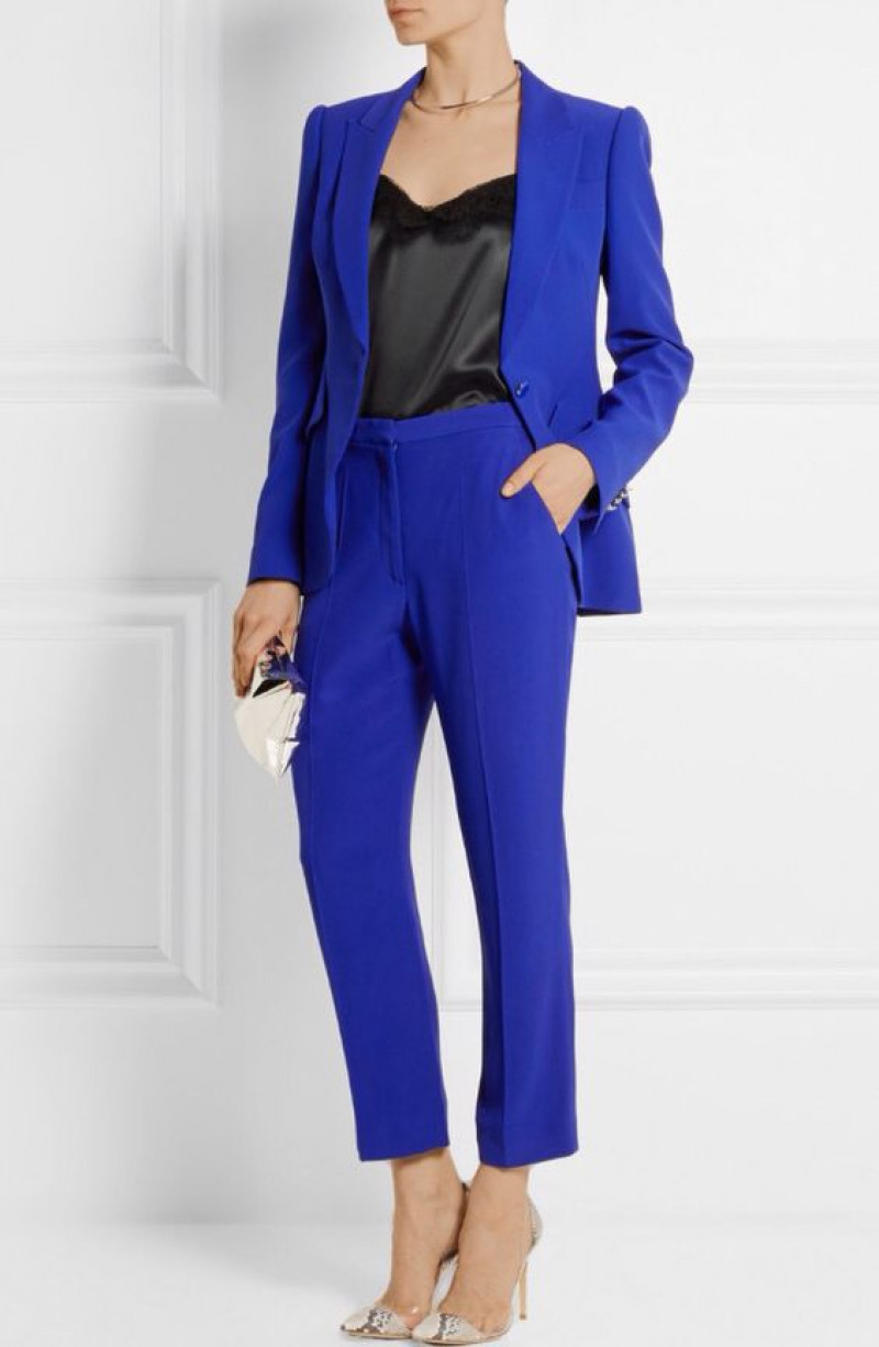 Dark Blue And Navy Suit Jackets And Tuxedo, Dark Blue And Navy Cotton Formal Trouser, Blue Blazer Outfit