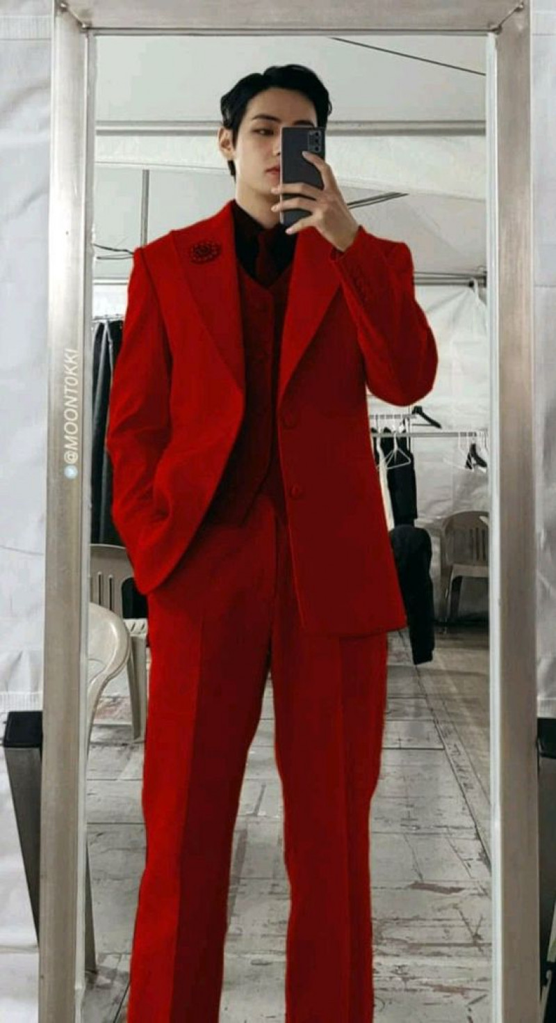 Red Wool Coat, Red Cotton Formal Trouser, Graduation Outfits
