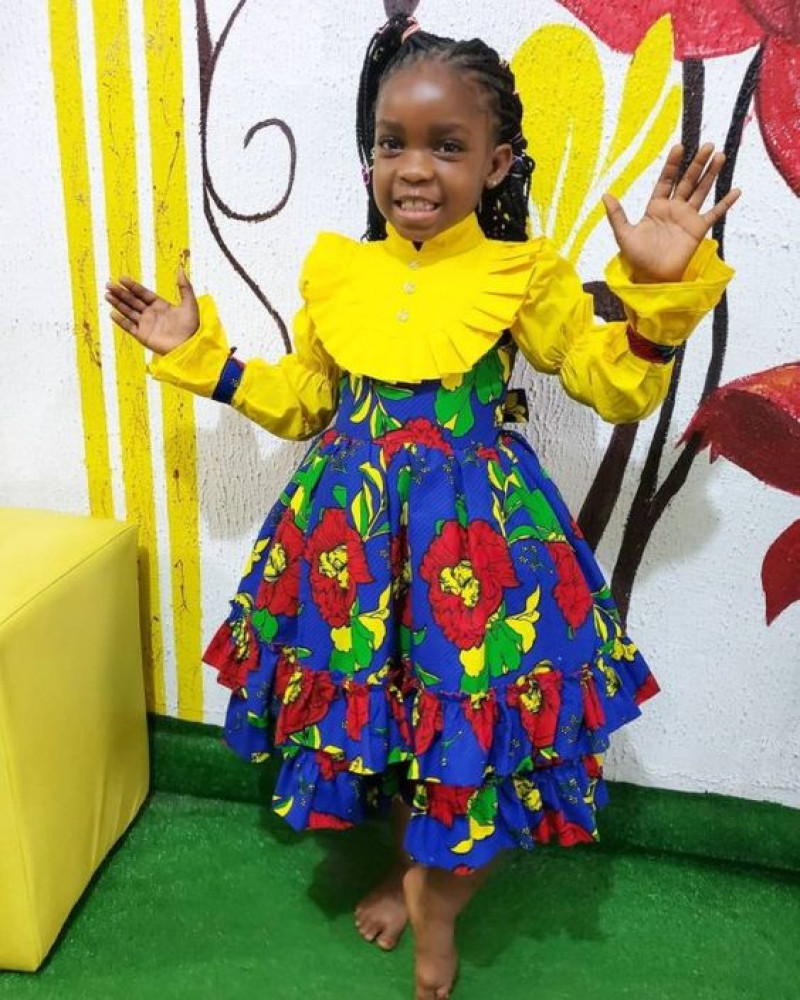   Midi Dress, Ankara Outfits For Kids