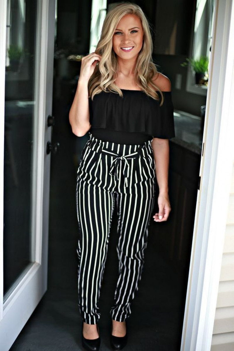 Black Sleeveless Crop Top, Cotton Formal Trouser, Outfits
