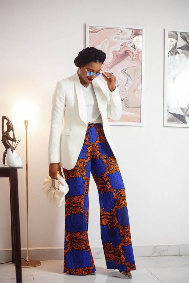 White Suit Jackets And Tuxedo, Silk Casual Trouser, African Outfits
