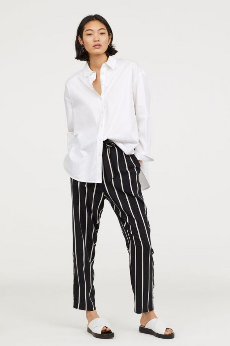 White Long Sleeves Shirt, Cotton Suit Trouser, Outfits