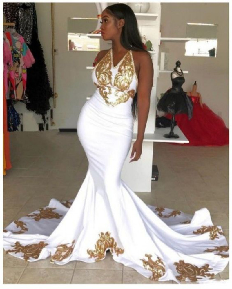 White Wedding Maxi Dress, Kitenge Dresses