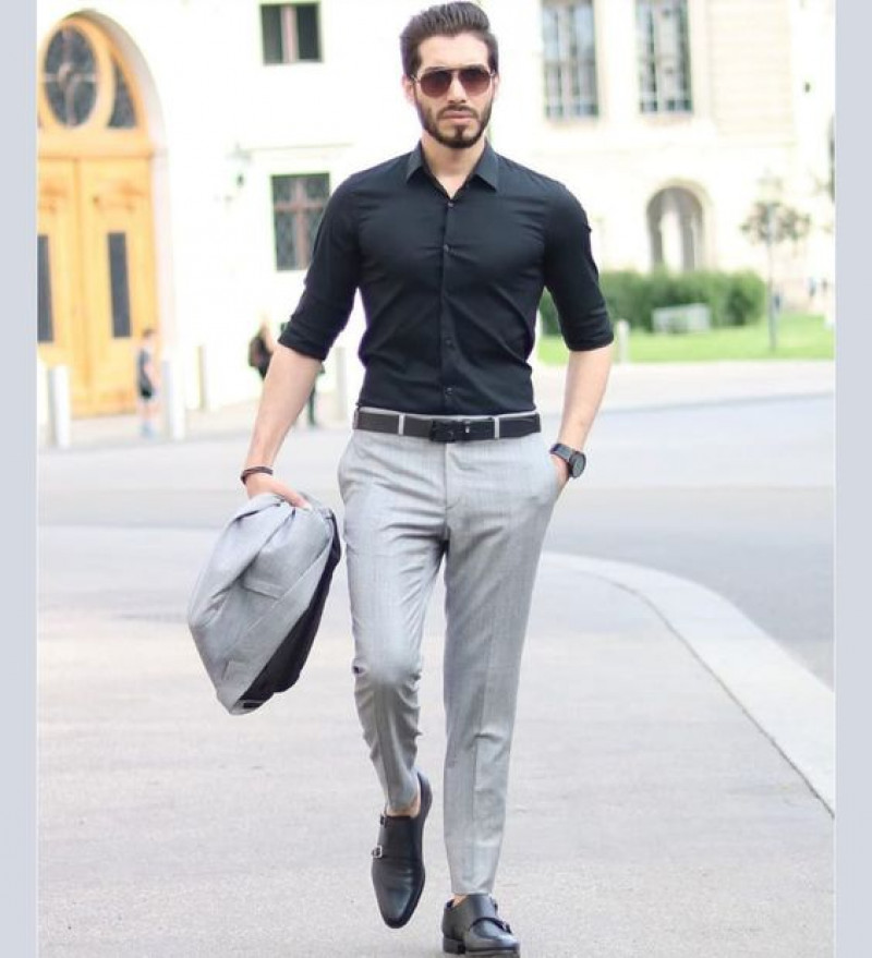 What Color Shirt Goes With Dark Grey Pants Pics  Ready Sleek