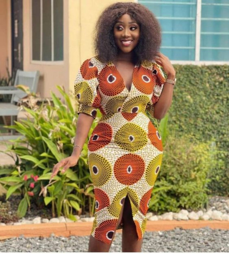   Midi Knitted Dress, Ankara Dresses