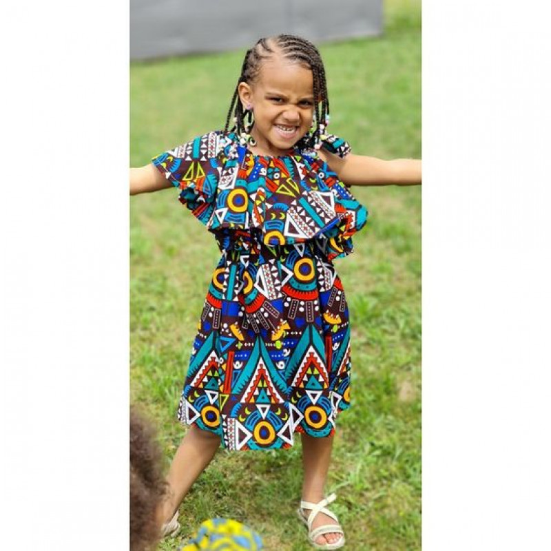   Midi Dress, Ankara Outfits For Kids