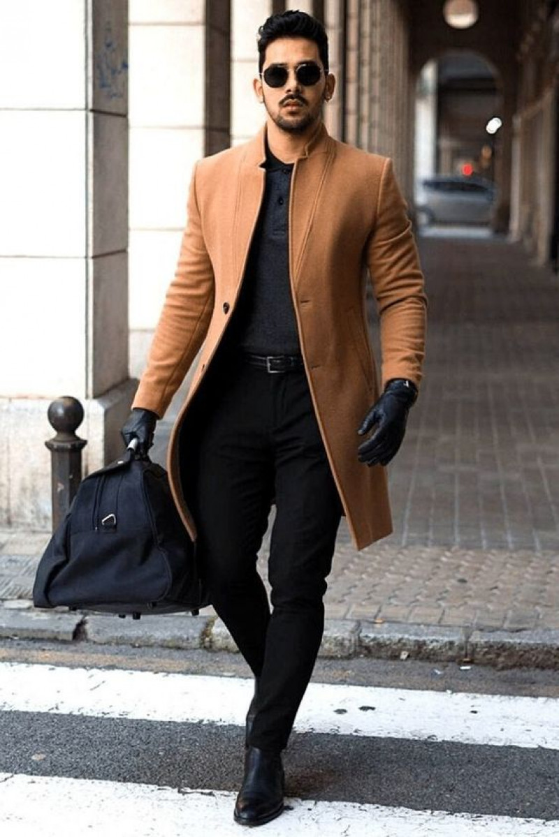 Black Upper, Black Cotton Suit Trouser, Coat Outfits