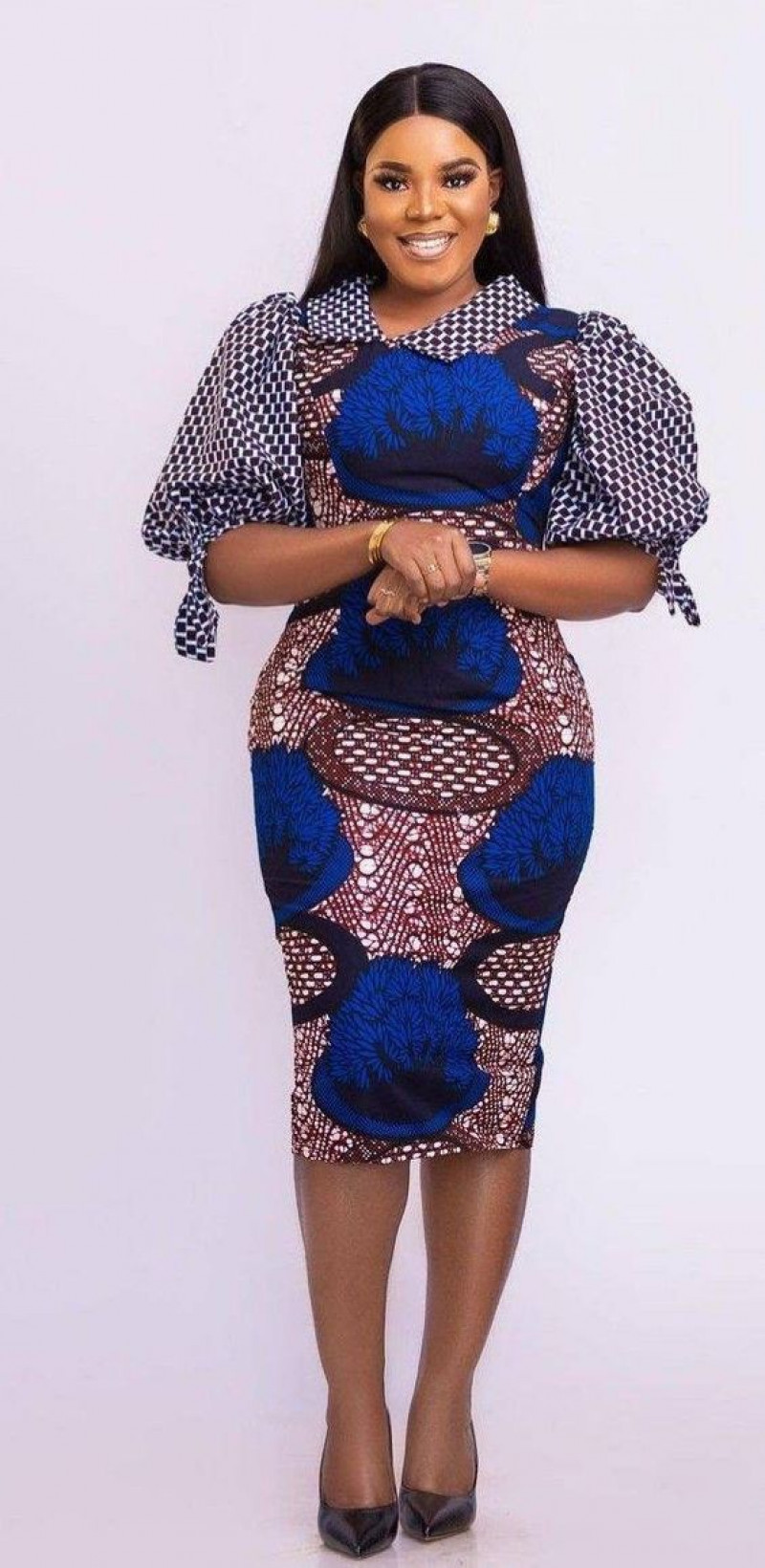 Mini Saree, Short Ankara Gown