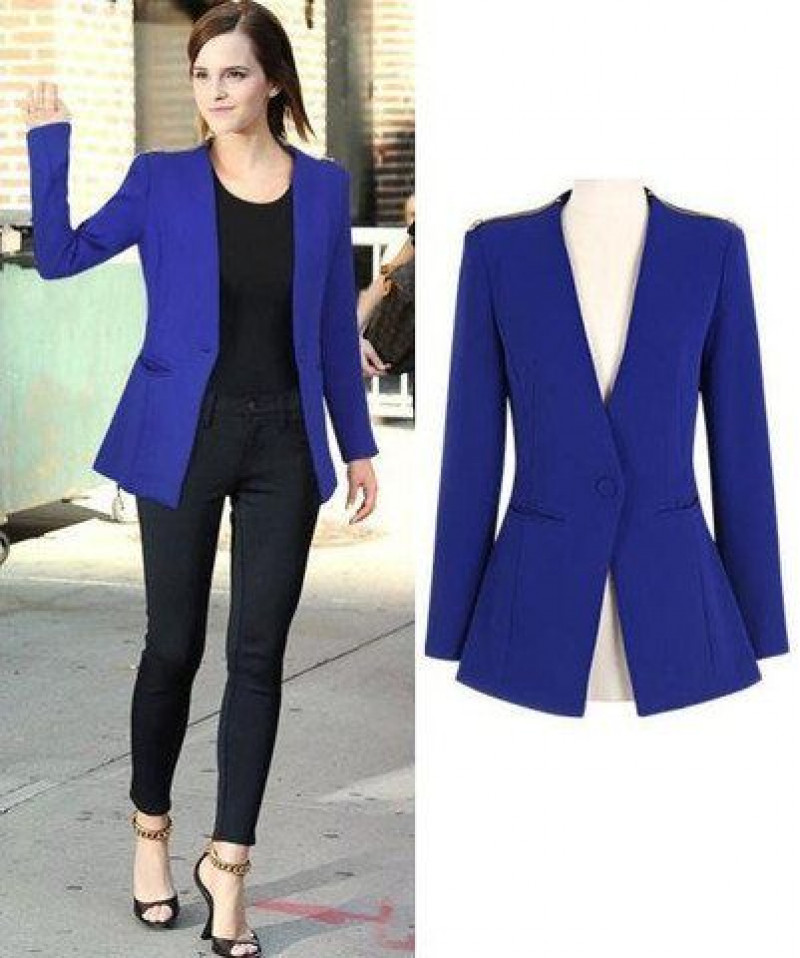 Dark Blue And Navy Suit Jackets And Tuxedo, Black Denim Legging, Blue Blazer Outfit