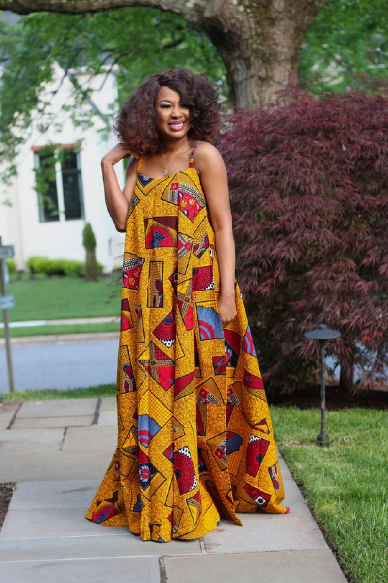   Maxi Knitted Dress, Ankara Dresses