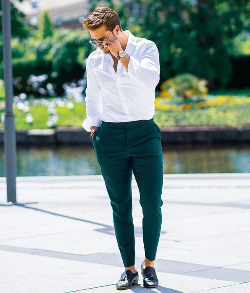 Green Velvet Trouser